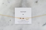 MAMA Alfabet Morse'a - Naszyjnik z gwiazdką - Love you to the moon and back