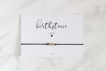 KWIECIEŃ - APRIL Birthstone Bracelet