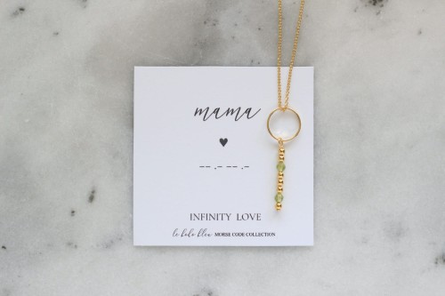 MAMA Alfabet Morsea - Naszyjnik Infinity - Le Boho Bleu.jpg