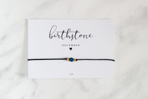 GRUDZIEŃ - DECEMBER Birthstone Bracelet