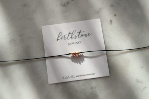 Bransoletka z Kamieniem Miesiąca - Birthstone