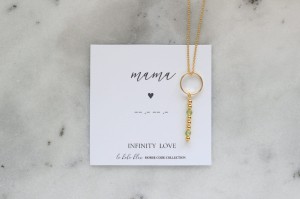 MAMA Alfabet Morse'a - Naszyjnik z Nieskończonością - Infinity Love - Bezgraniczna Miłość