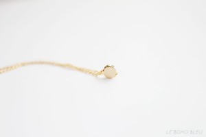 Gold Plated Tiny Dot Necklace