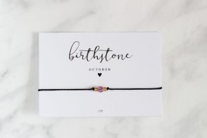 PAŹDZIERNIK - OCTOBER Birthstone Bracelet