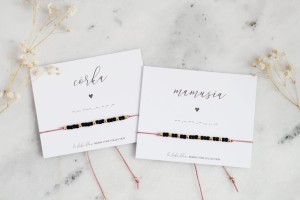 Zestaw - MAMUSIA I CÓRKA Morse Code Bracelets II 