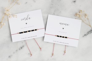 Zestaw - MAMA I CÓRKA Morse Code Bracelets II 
