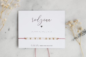 RODZINA Morse Code Bracelet II