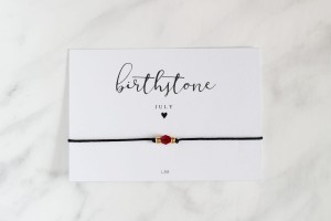 LIPIEC - JULY Birthstone Bracelet